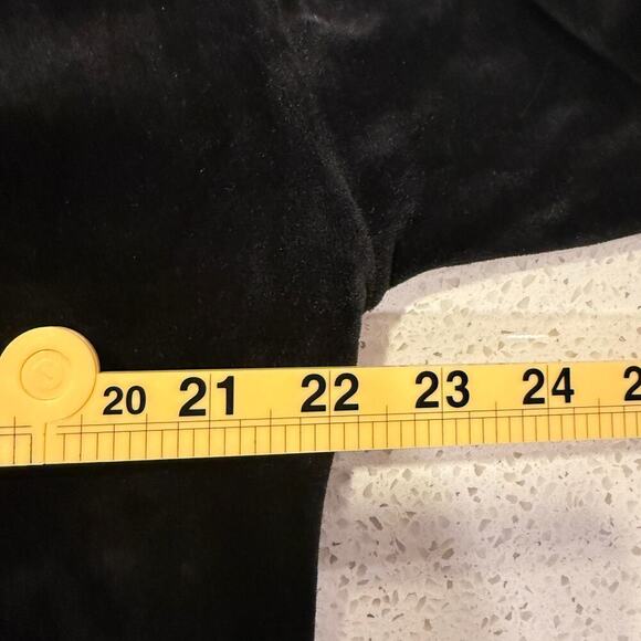 Joe’s Jeans Black Velour Hoodie Women M Soft Pullover Luxury Lounge Cozy Fall - Picture 6 of 8